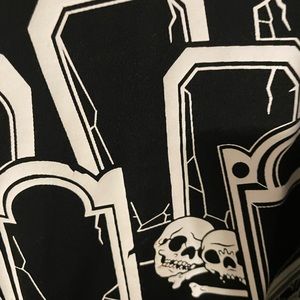 Sourpuss Dress w Graveyard Trim